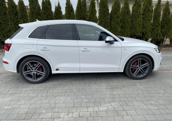 Audi SQ5 cena 152000 przebieg: 124340, rok produkcji 2018 z Raszków małe 326